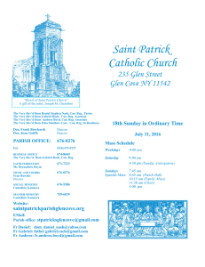Saint Patrick Catholic Church - St. Patrick`s Catholic Church