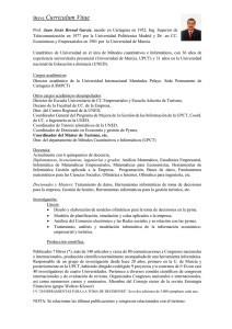 Información académica... - Universidad Politécnica de Cartagena