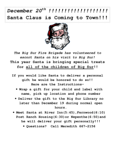 Santa Claus is Coming to Town!!!