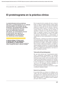 El proteinograma en la práctica clínica