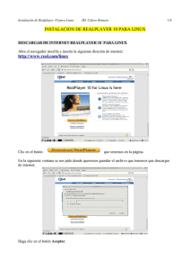 Instalar Real Player 10 para Linex