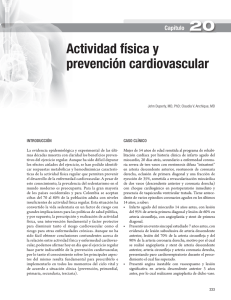 Actividad física y prevención cardiovascular
