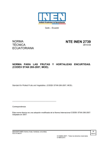 NTE INEN 2739 - Servicio Ecuatoriano de Normalización