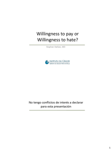 Willingness to pay or Willingness to hate?