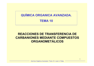 química organica avanzada. tema 10 reacciones de transferencia