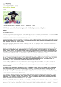 Toussaint Louverture: la deuda de Francia y de Estados Unidos