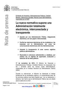 La nueva normativa supone una Administración totalmente