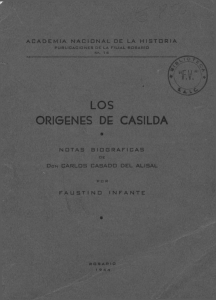 LOS ORIGENES DE CASILDA - Junta de Castilla y León