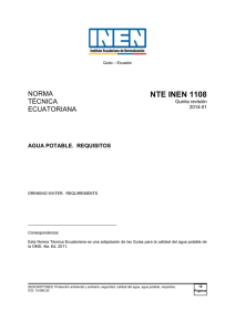 NTE INEN 1108 - Servicio Ecuatoriano de Normalización