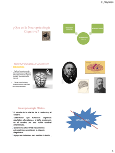 ¿Que es la Neuropsicología Cognitiva?