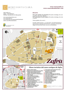 Descargar plano turístico de Zafra - Museo Santa Clara