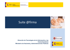 Suite @firma - Portal administración electrónica