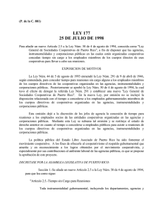 ley 177 25 de julio de 1998 - Oficina de Servicios Legislativos