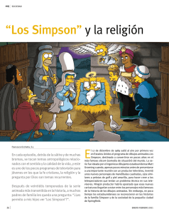“Los Simpson” y la religión