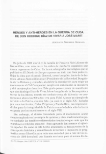 HÉROES Y ANTI-HÉROES EN LA GUERRA DE CUBA: DE DON