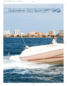 Quicksilver 520 Sport BR TEST Quicksilver 520