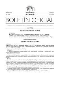 Boletín 25/2013 - Parlamento de Canarias