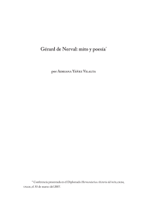 Gérard de Nerval: mito y poesía