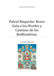 Breve Guía a los Niveles y Caminos de los Bodhisattvas.