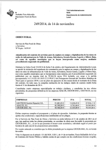 empresas precio iva total - Diputación Foral de Álava