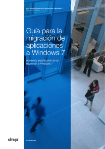 Guía para la migración de aplicaciones a Windows 7