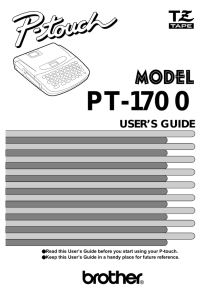 PT-1700 - PtouchDirect