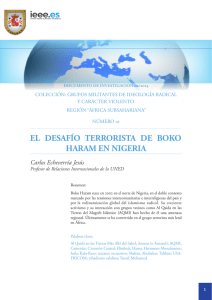 El desafío terrorista de Boko Haram en Nigeria