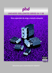 unidades deslizantes series sa y sb - PHD LitStore