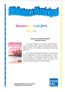 Novedades Abril para adultos