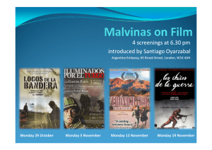 4 screenings at 6.30 pm introduced by Santiago introduced by