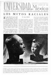 los mitos raciales - Revista de la Universidad de México
