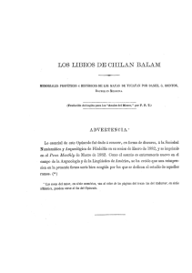 LOS LIBROS DE CHILAN BALAM - Museo Nacional de Antropología