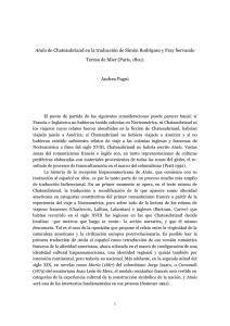 "Atala" de Chateaubriand en la traducción de Simón Rodríguez y