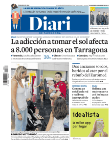 La adicción a tomar el sol afecta a 8.000 personas en Tarragona