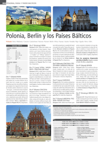 polonia, berlín y los paises balticos