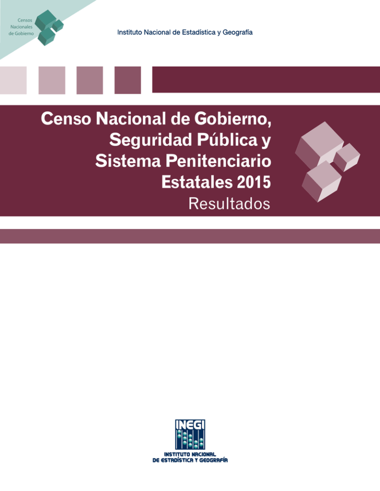 Censo Nacional De Gobierno Seguridad Pública Y Sistema