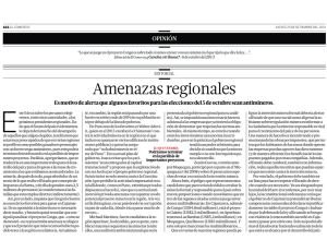 Amenazas regionales - SPDA Actualidad Ambiental