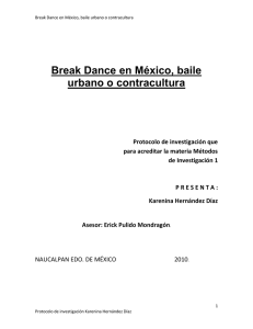 Break Dance en México, baile urbano o