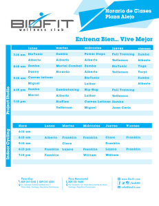 horario de clases alejo