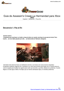 Guia de Assassin`s Creed: La Hermandad para