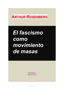El fascismo como movimiento de masas