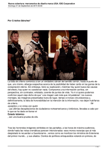 Nueva cobertura: mercenarios de diseño marca USA. ISIS Corporation