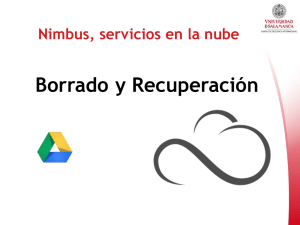 Borrado y recuperación de archivos