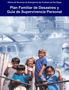 Plan Familiar de Desastres y Guía de Supervivencia Personal