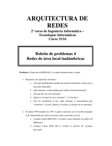 ARQUITECTURA DE REDES 2º curso de Ingeniería Informática