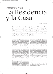 José Moreno Villa - Revista de la Universidad de México