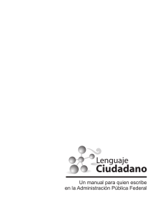 Manual de Lenguaje Ciudadano