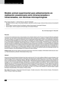 Modelo animal experimental para adiestramiento en realización