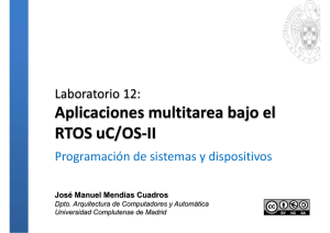 Aplicaciones multitarea bajo el RTOS uC/OS-II