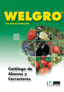 welgro - Comercial Química Massó, SA División Agro